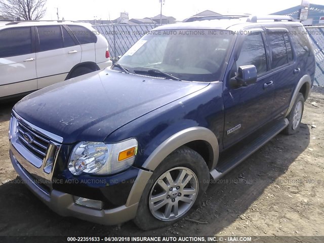 1FMEU748X6UA05867 - 2006 FORD EXPLORER EDDIE BAUER BLUE photo 2