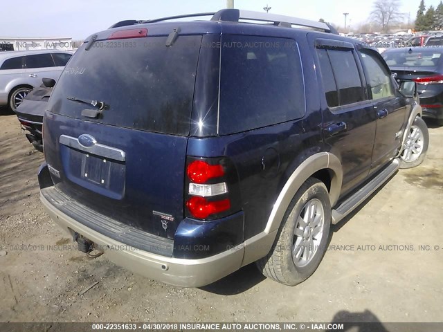 1FMEU748X6UA05867 - 2006 FORD EXPLORER EDDIE BAUER BLUE photo 4