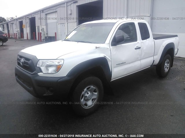 5TFUX4EN2FX039889 - 2015 TOYOTA TACOMA ACCESS CAB Ақ фото 2