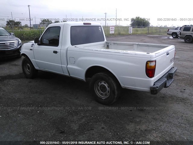 4F4YR12D24TM11135 - 2004 MAZDA B2300 WHITE photo 3