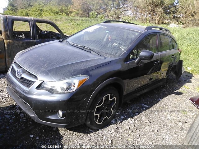 JF2GPAGC5EH202181 - 2014 SUBARU XV CROSSTREK 2.0 LIMITED BLACK photo 2