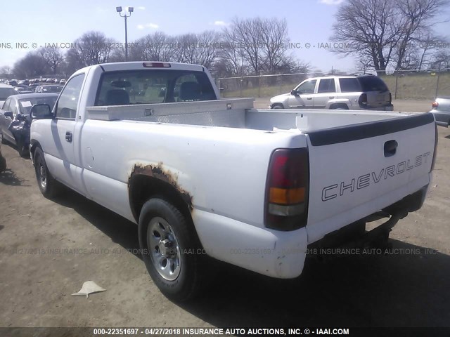 1GCEC14V04Z260926 - 2004 CHEVROLET SILVERADO C1500 WHITE photo 3