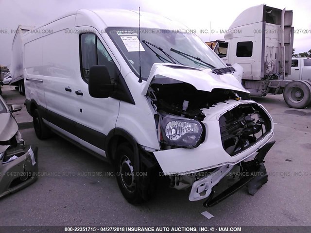 1FTYR2CM7JKA23672 - 2018 FORD TRANSIT T-250 WHITE photo 1