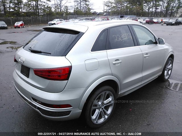 WA1GFCFS4GR010456 - 2016 AUDI Q3 PRESTIGE SILVER photo 4