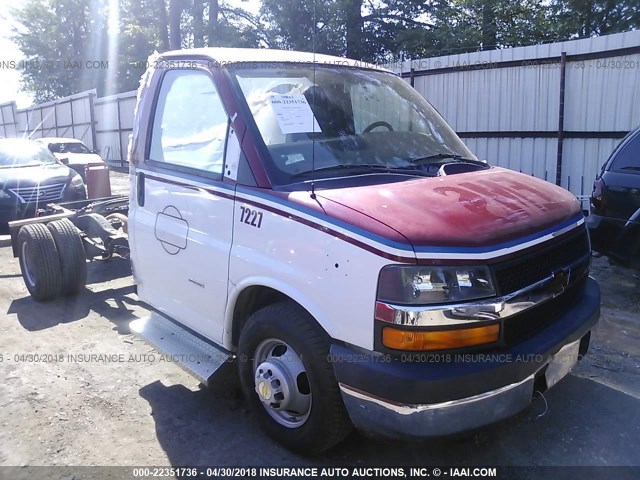 1GB3G2CLXB1184987 - 2011 CHEVROLET EXPRESS G3500  WHITE photo 1