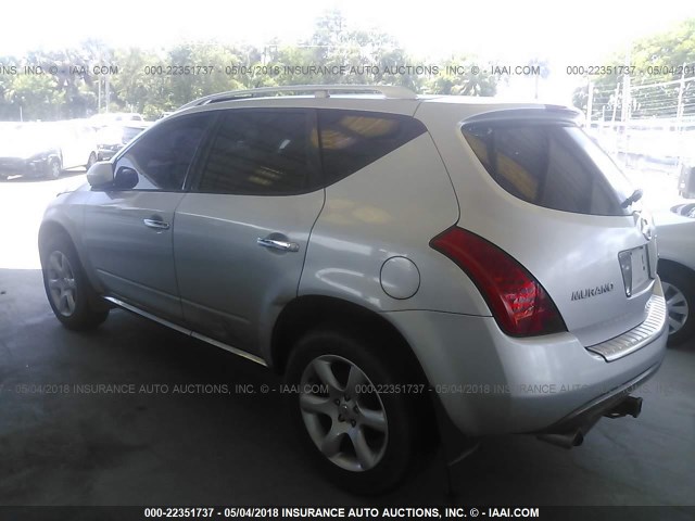 JN8AZ08W86W538698 - 2006 NISSAN MURANO SL/SE/S SILVER photo 6