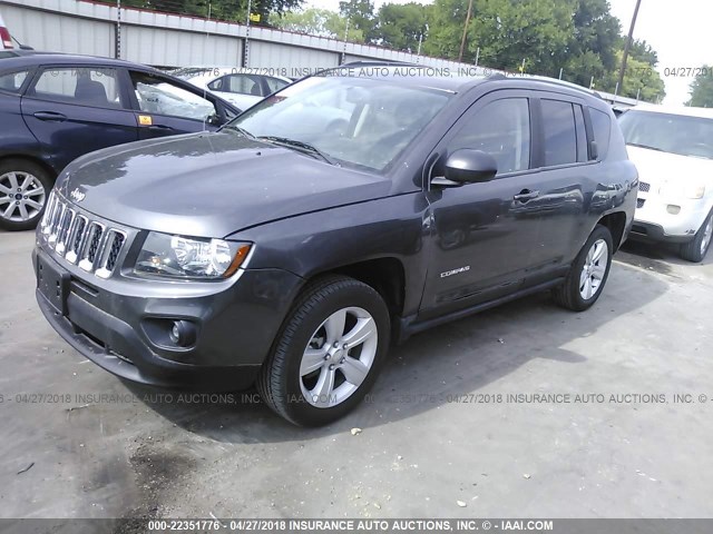 1C4NJCBA4HD147940 - 2017 JEEP COMPASS SPORT GRAY photo 2