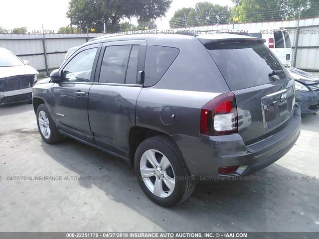 1C4NJCBA4HD147940 - 2017 JEEP COMPASS SPORT GRAY photo 3