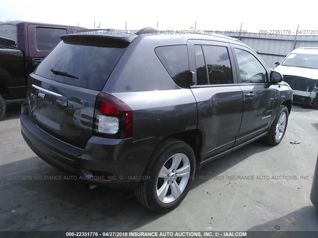 1C4NJCBA4HD147940 - 2017 JEEP COMPASS SPORT GRAY photo 4