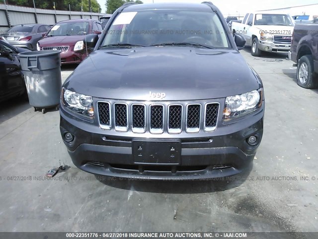 1C4NJCBA4HD147940 - 2017 JEEP COMPASS SPORT GRAY photo 6