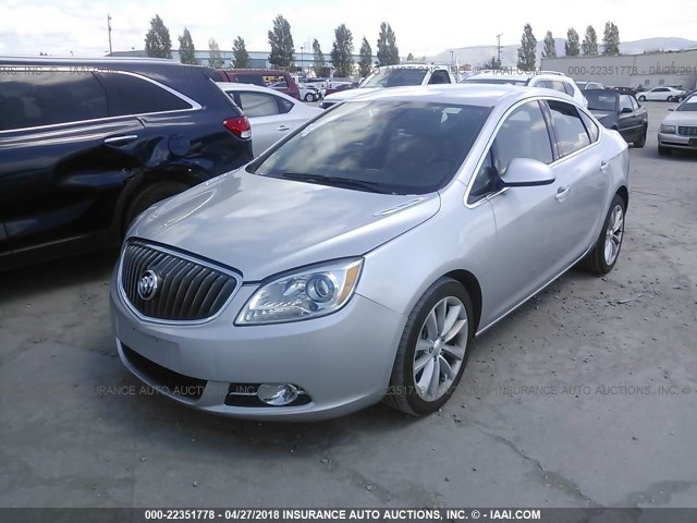 1G4PR5SK0G4145229 - 2016 BUICK VERANO CONVENIENCE SILVER photo 2