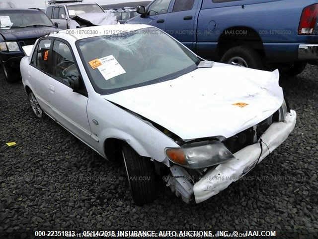 JM1BJ225930183297 - 2003 MAZDA PROTEGE DX/LX/ES WHITE photo 1