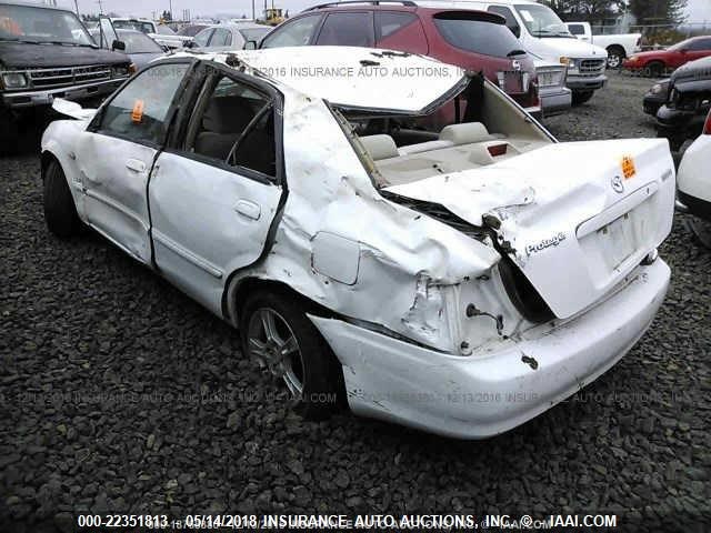 JM1BJ225930183297 - 2003 MAZDA PROTEGE DX/LX/ES WHITE photo 3