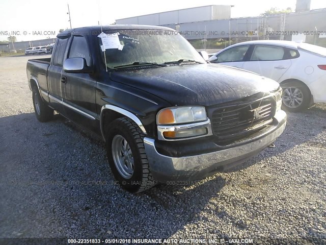 2GTEC19V411316377 - 2001 GMC NEW SIERRA C1500 BLACK photo 1