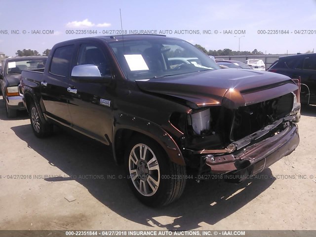 5TFAW5F11GX563236 - 2016 TOYOTA TUNDRA CREWMAX 1794/PLATINUM 棕色 照片 1