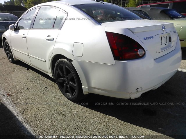 1N4BA41E45C855450 - 2005 NISSAN MAXIMA SE/SL WHITE photo 6