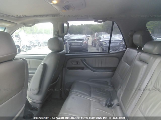 5TDBT48AX3S138313 - 2003 TOYOTA SEQUOIA LIMITED GRAY photo 8