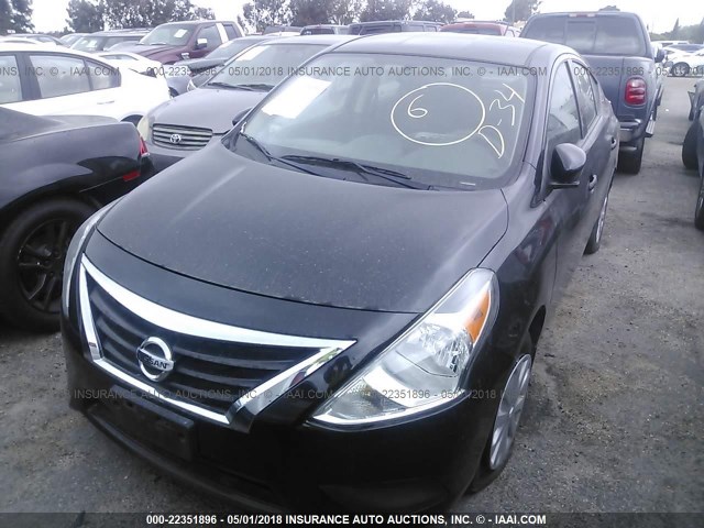 3N1CN7AP9GL829538 - 2016 NISSAN VERSA S/S PLUS/SV/SL BLACK photo 2