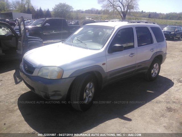 4F2YU08181KM00253 - 2001 MAZDA TRIBUTE LX/ES 银色 照片 2