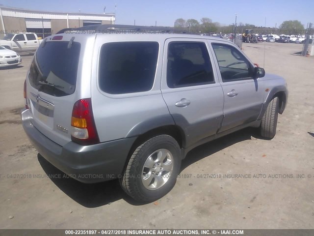 4F2YU08181KM00253 - 2001 MAZDA TRIBUTE LX/ES 银色 照片 4