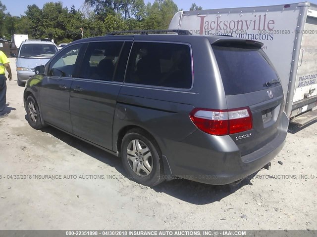5FNRL38427B432897 - 2007 HONDA ODYSSEY EX 灰色 照片 3