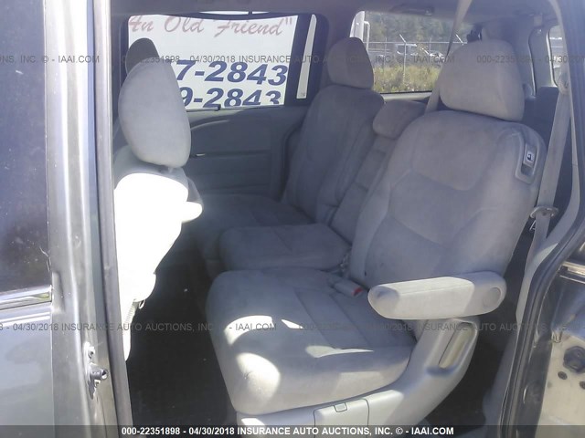 5FNRL38427B432897 - 2007 HONDA ODYSSEY EX GRAY photo 8