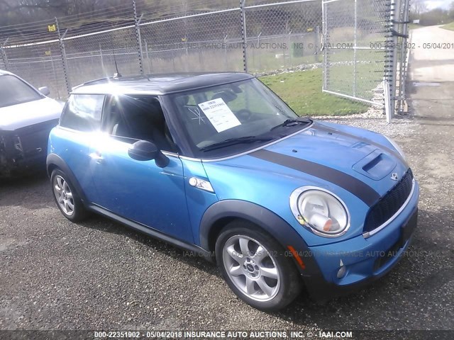 WMWMF73599TW84460 - 2009 MINI COOPER S BLUE photo 1