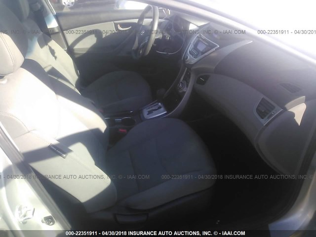 KMHDH4AE4BU154438 - 2011 HYUNDAI ELANTRA GLS/LIMITED SILVER photo 5