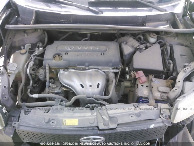 JTLKE50E381060514 - 2008 TOYOTA SCION XB 紫色 照片 10