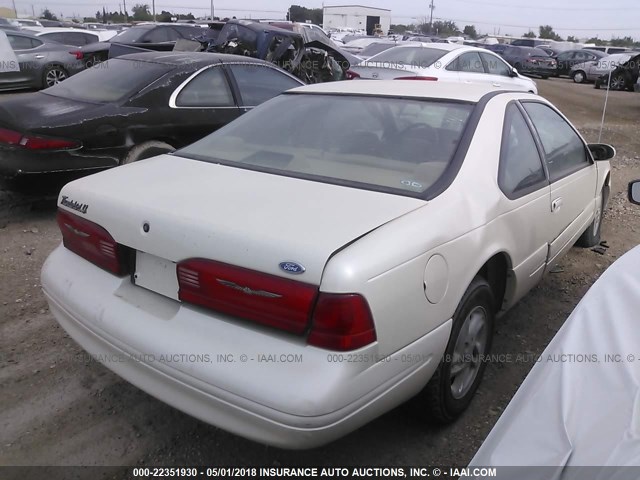 1FALP62W5TH165986 - 1996 FORD THUNDERBIRD LX WHITE photo 4