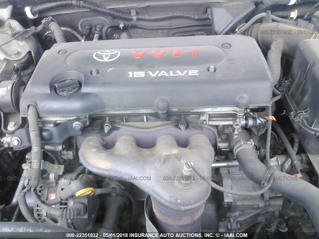 4T1BE32K35U549181 - 2005 TOYOTA CAMRY LE/XLE/SE ვერცხლისფერი ფოტო 10