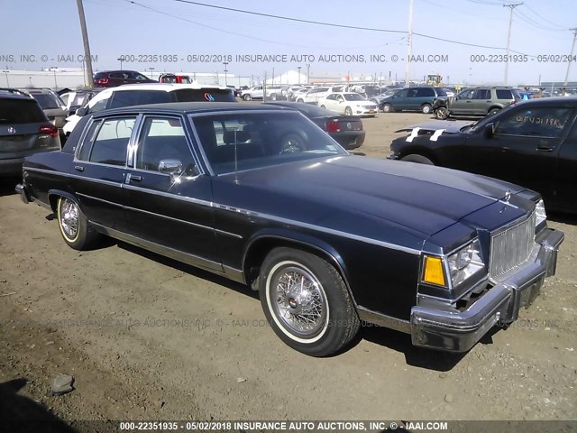 1G4AW69Y8CH489280 - 1982 BUICK ELECTRA PARK AVENUE BLUE photo 1