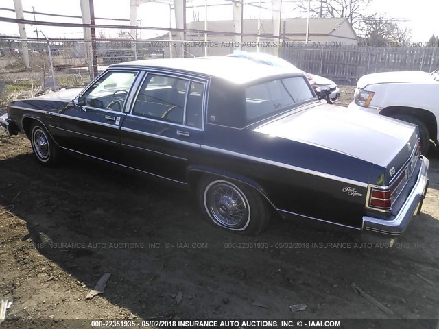 1G4AW69Y8CH489280 - 1982 BUICK ELECTRA PARK AVENUE BLUE photo 3