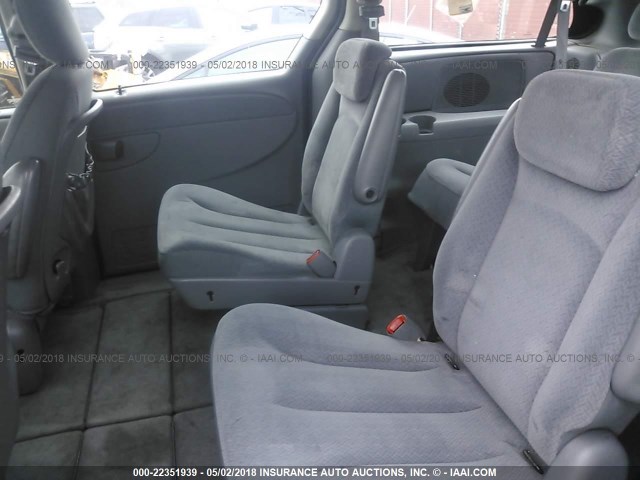 1D4GP24R06B551415 - 2006 DODGE GRAND CARAVAN SE BLUE photo 8