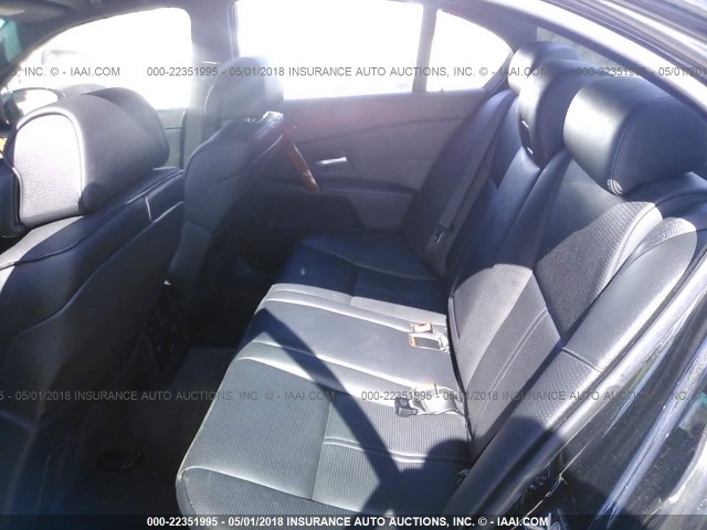 WBSNB93516B584782 - 2006 BMW M5 BLACK photo 8