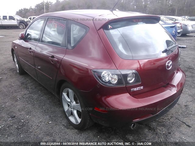 JM1BK344X61517097 - 2006 MAZDA 3 HATCHBACK RED photo 3