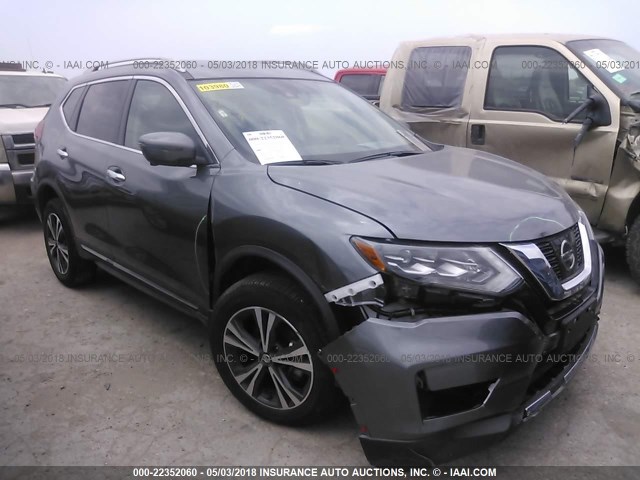 5N1AT2MV1HC880886 - 2017 NISSAN ROGUE SV/SL GRAY photo 1