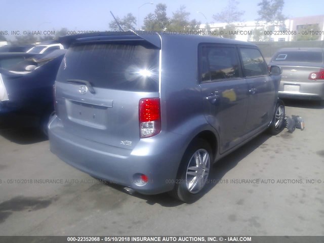JTLZE4FEXC1142782 - 2012 TOYOTA SCION XB Light Blue photo 4