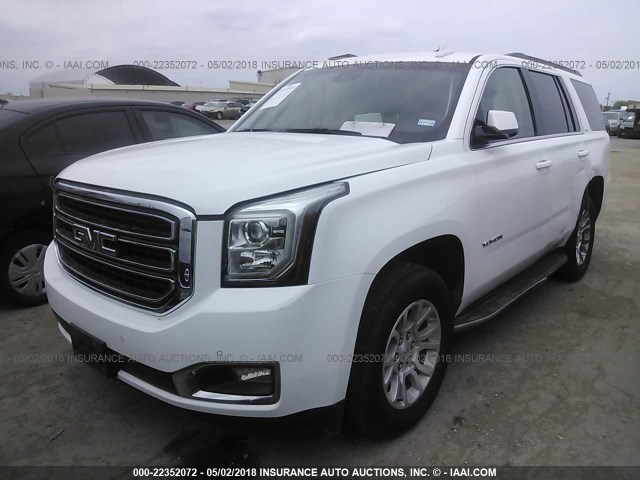 1GKS1BKC9HR390780 - 2017 GMC YUKON SLT WHITE photo 2