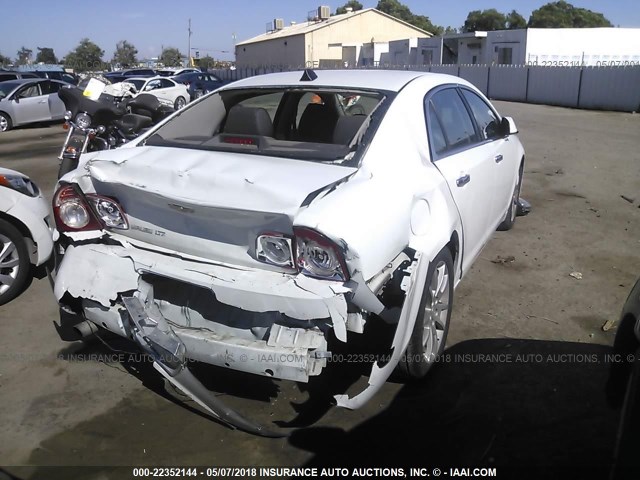 1G1ZE5E02CF195382 - 2012 CHEVROLET MALIBU LTZ 白色 照片 4