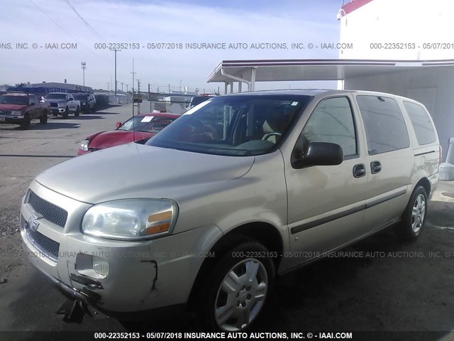 1GNDV23W07D201308 - 2007 CHEVROLET UPLANDER LS GOLD photo 2