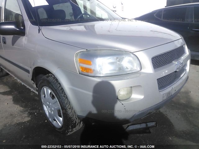 1GNDV23W07D201308 - 2007 CHEVROLET UPLANDER LS GOLD photo 6