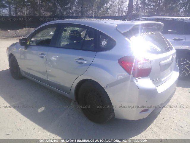 JF1GPAA68D2217766 - 2013 SUBARU IMPREZA SILVER photo 3