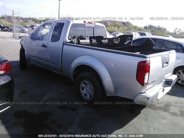 1N6BD06T87C424997 - 2007 NISSAN FRONTIER KING CAB XE SILVER photo 3