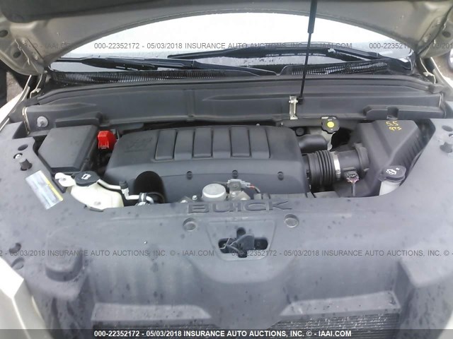 5GAER23D39J157357 - 2009 BUICK ENCLAVE CXL Or photo 10