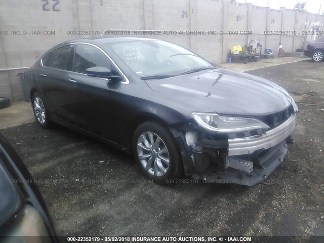 1C3CCCCB5FN593714 - 2015 CHRYSLER 200 C GRAY photo 1