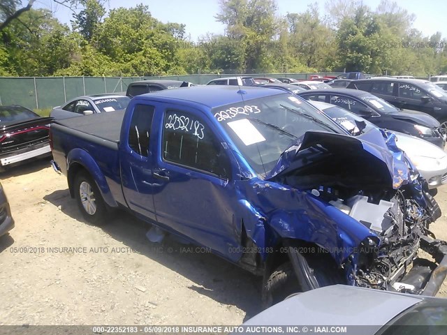 1N6AD0CW8FN720003 - 2015 NISSAN FRONTIER SV/PRO-4X BLUE photo 1