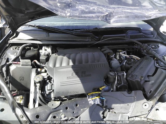 2G1WD58C969223137 - 2006 CHEVROLET IMPALA SUPER SPORT BLACK photo 10