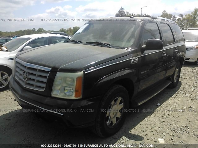 1GYEK63N93R162052 - 2003 CADILLAC ESCALADE LUXURY Schwarz Foto 2