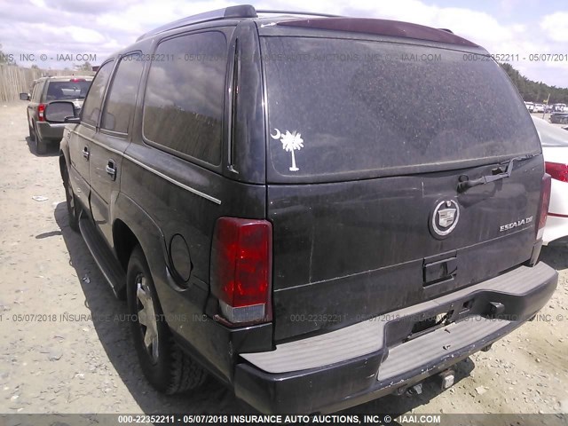 1GYEK63N93R162052 - 2003 CADILLAC ESCALADE LUXURY Schwarz Foto 3